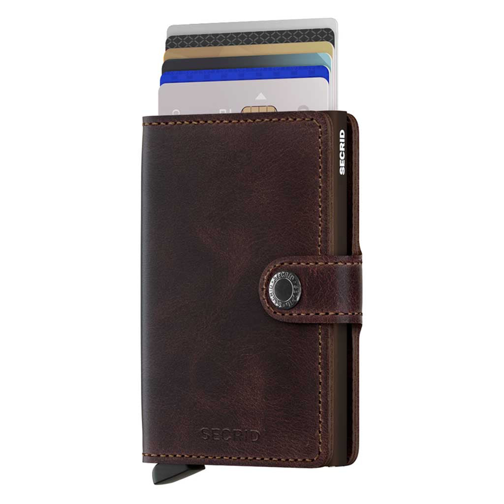 Miniwallet Vintage Secrid mv-chocolate Wallets One Size / Chocolate