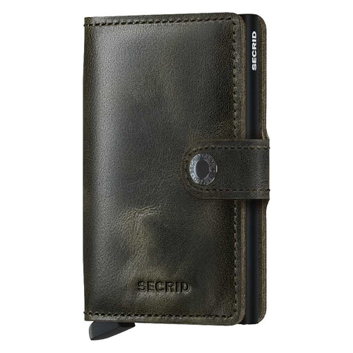 Miniwallet Vintage Secrid mv-olive-black Wallets One Size / Olive/Black