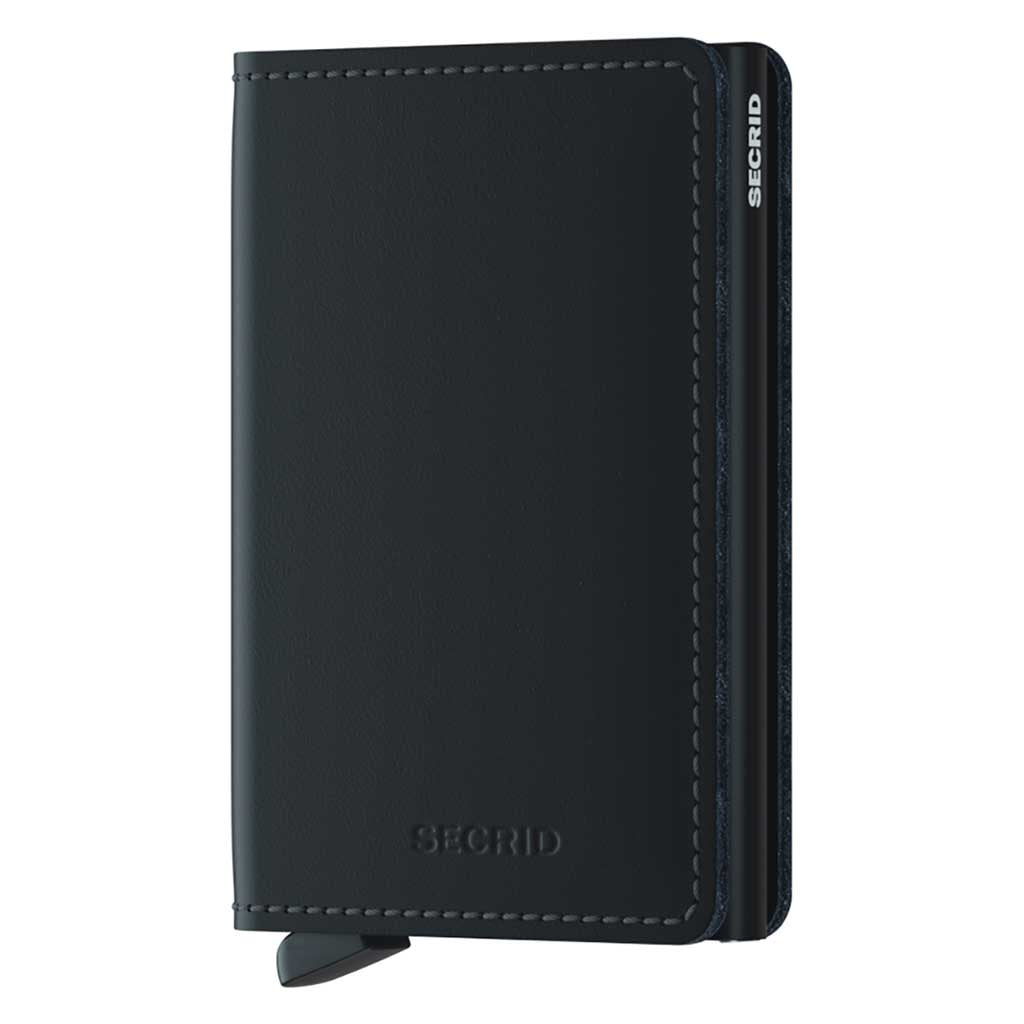 Slimwallet Matte Secrid sm-black Wallets One Size / Black