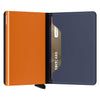 Slimwallet Matte Secrid sm-nightblue-orange Wallets One Size / Nightblue/Orange