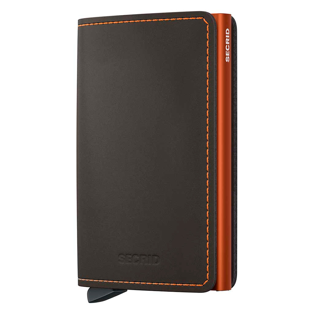 Slimwallet Matte Secrid sm-truffle-orange Wallets One Size / Truffle/Orange