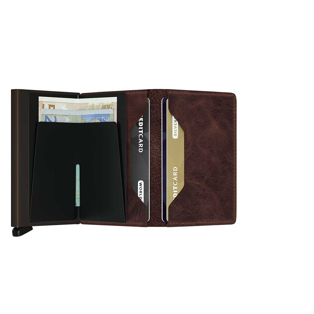 Slimwallet Vintage Secrid sv-chocolate Wallets One Size / Chocolate