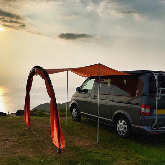 vw t4 tarp SheltaPod | SheltaPod Drive-Away Awning | Car Tent | Fresh Green
