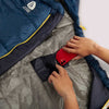 Elemental Quilt 35°F Sierra Designs 80613923R Sleeping Bags One Size / Majolica Blue/Navy Blazer