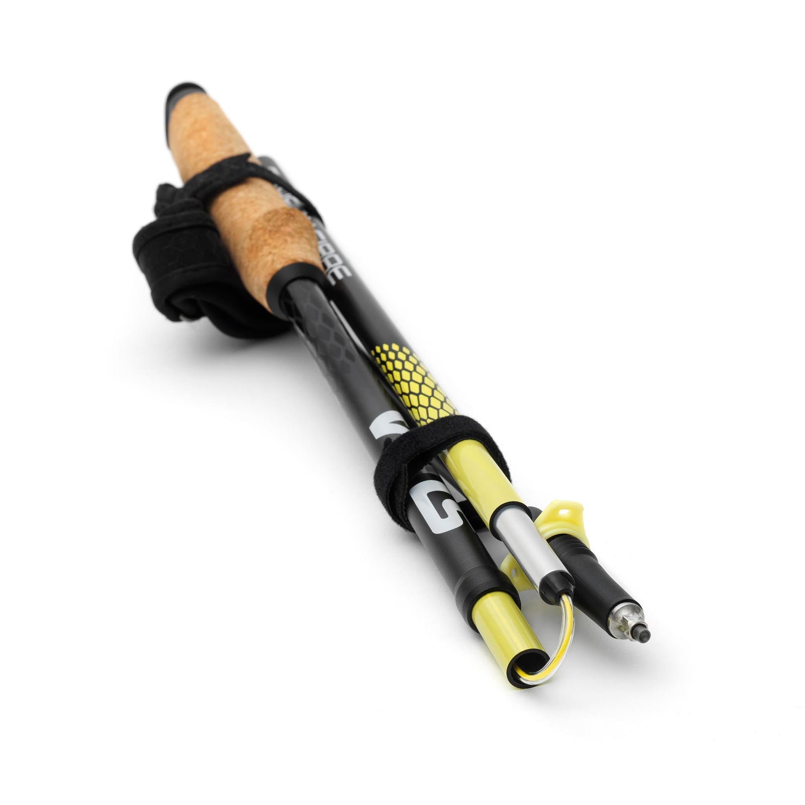 Running Poles Carbon Z | Fixed | 130cm Silva 38609 Walking Poles 130cm / Black/Yellow