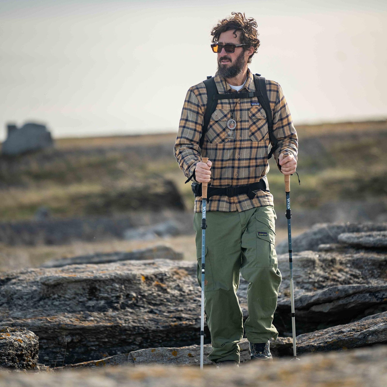 Trekking Poles | Alu Z-Fold | Adjustable | 115-135cm Silva 38611 Walking Poles 115-135cm / Silver/Blue