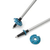 Trekking Poles | Alu Z-Fold | Adjustable | 115-135cm Silva 38611 Walking Poles 115-135cm / Silver/Blue