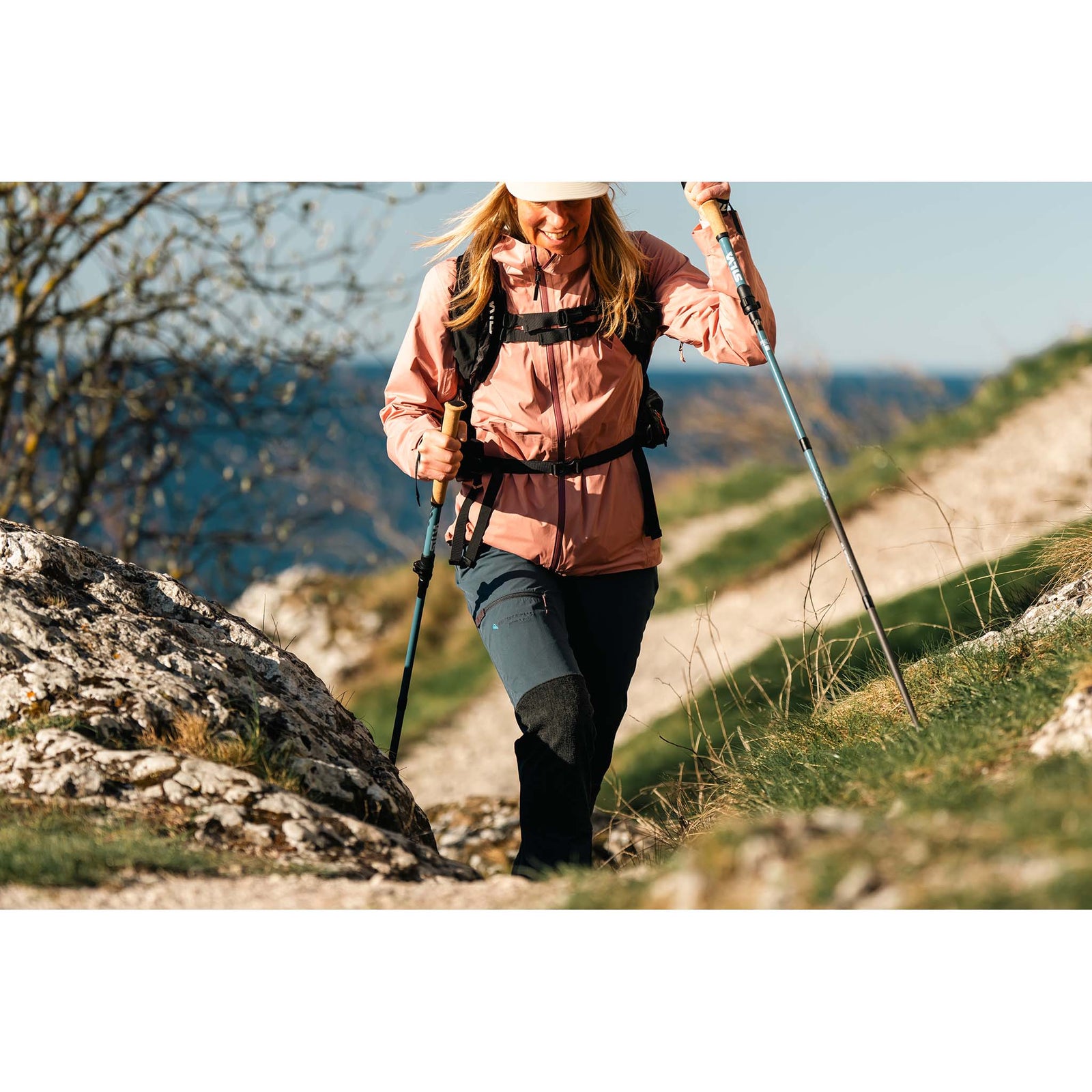 Trekking Poles | Carbon | Telescopic | 140cm Silva 38612 Walking Poles One Size / Blue
