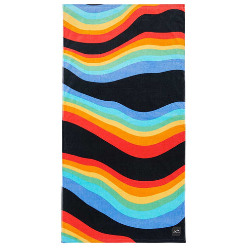 ROYGBIV Beach Towel Slowtide STRP013 Beach Towels One Size / Black