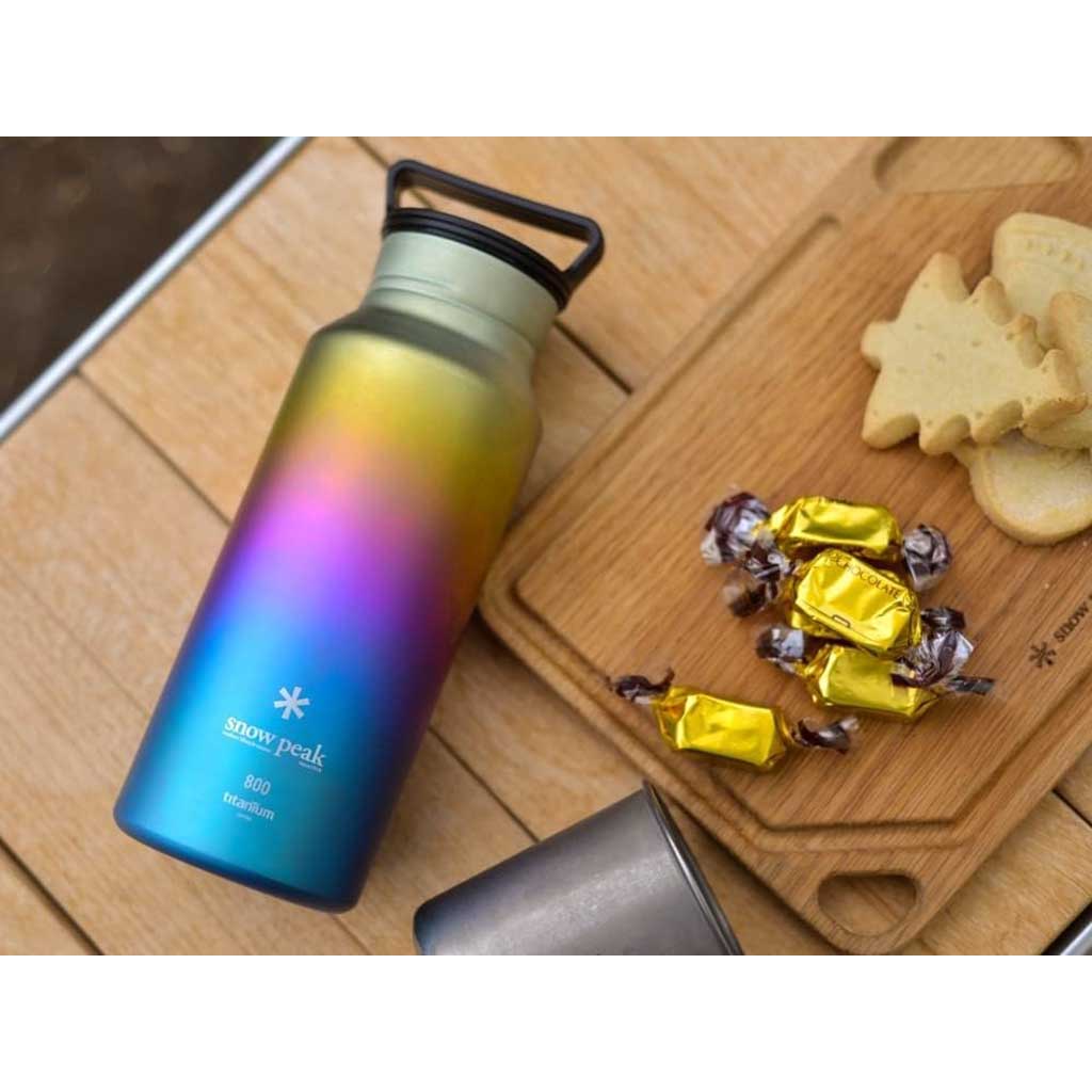 Aurora Bottle Snow Peak TW-800-RA Water Bottles 800ml / Rainbow