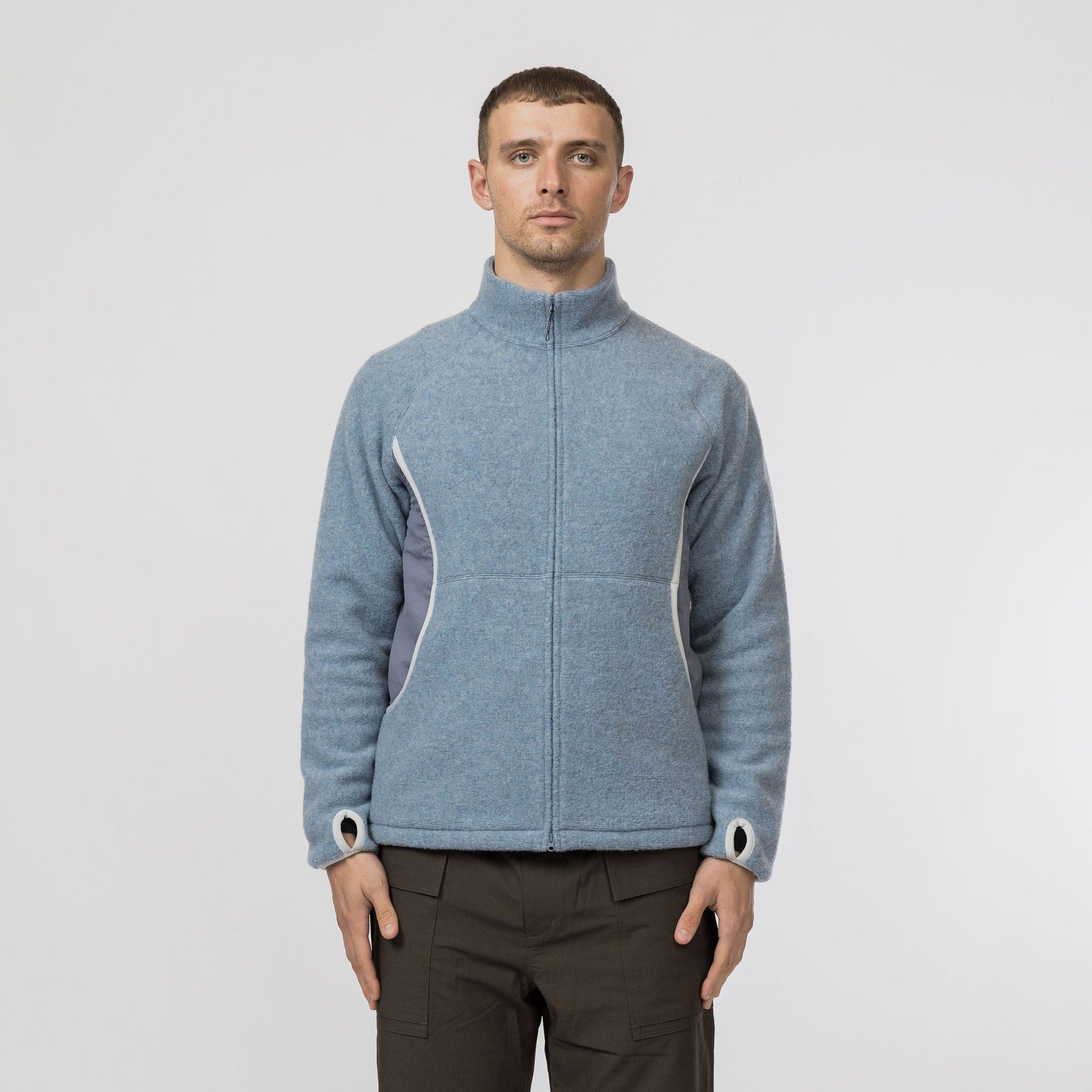 Calamai Wool Fleece Jacket Snow Peak Unisex Fleece Jackets