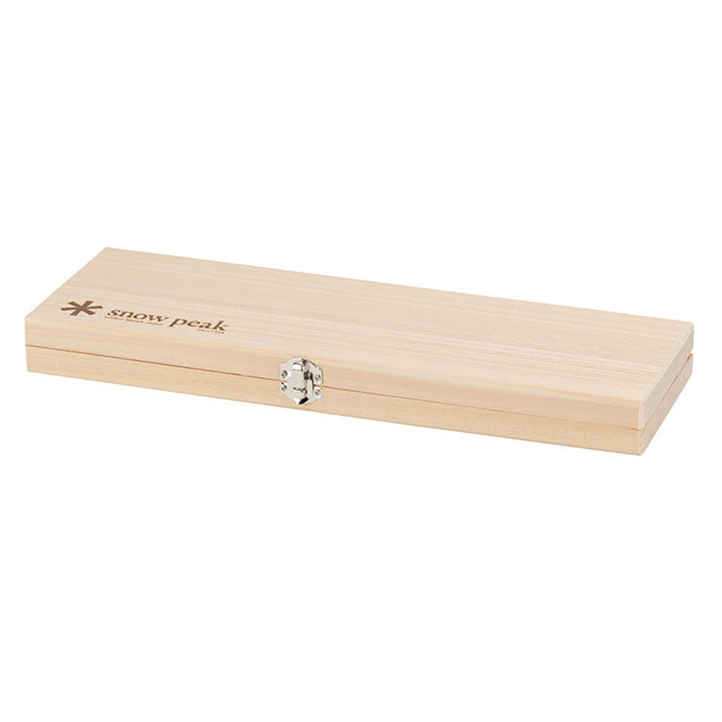 Cutting Board Set Snow Peak CS-208 Cooking Accessories L / Natural Wood/Stainless Steel