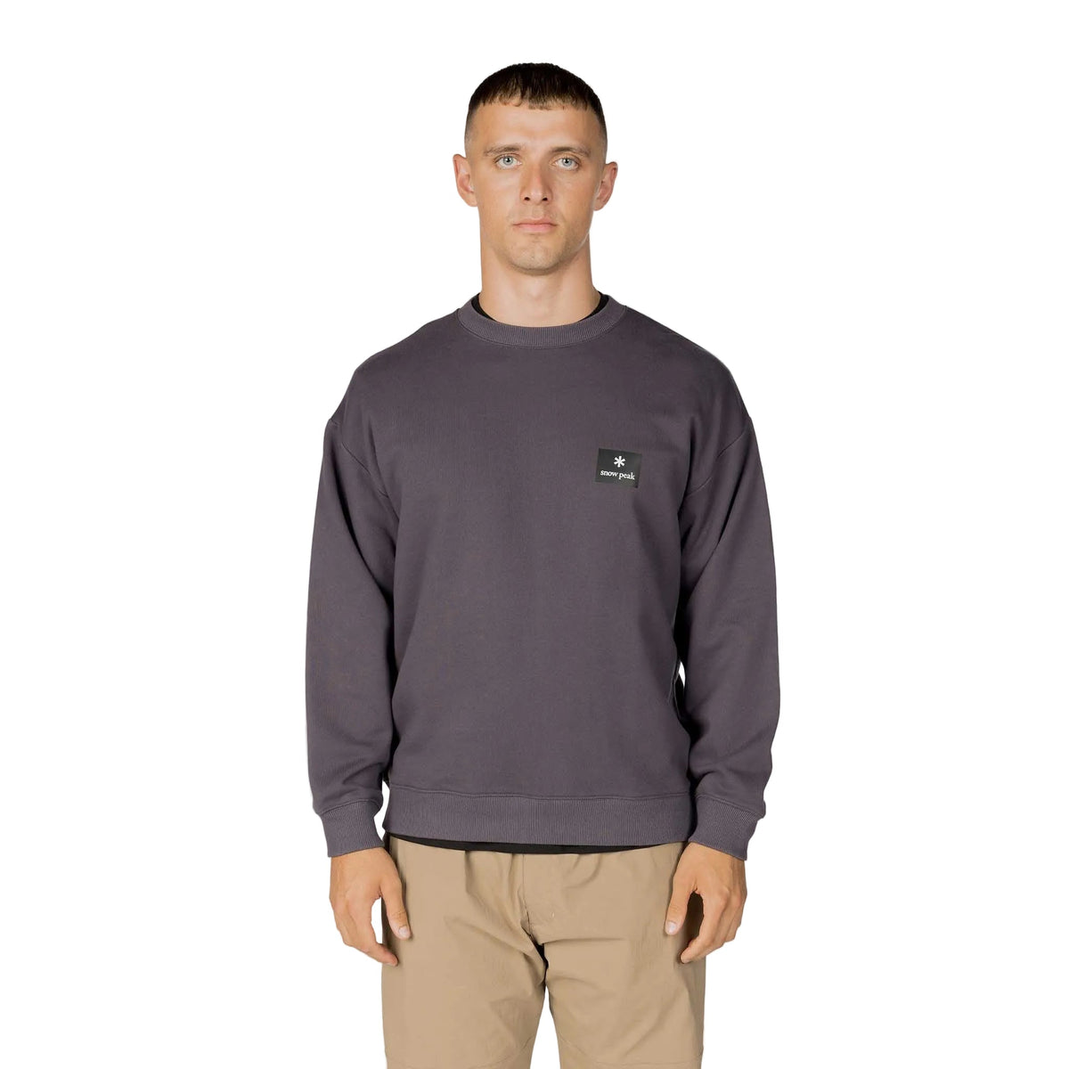 NSD Square Logo Pullover Snow Peak Unisex Pullovers