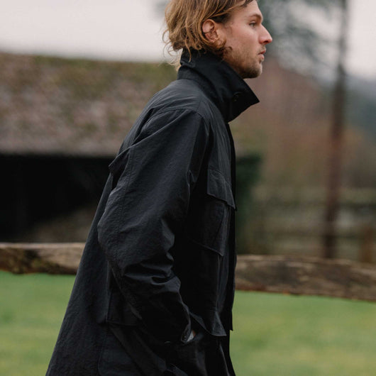 Snow Peak | Nylon Washer Jacket | Military Style Jacket | Greige