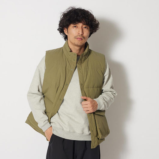 Snow Peak | Recycled Down Vest (2023) | Winter Vest | Olive 