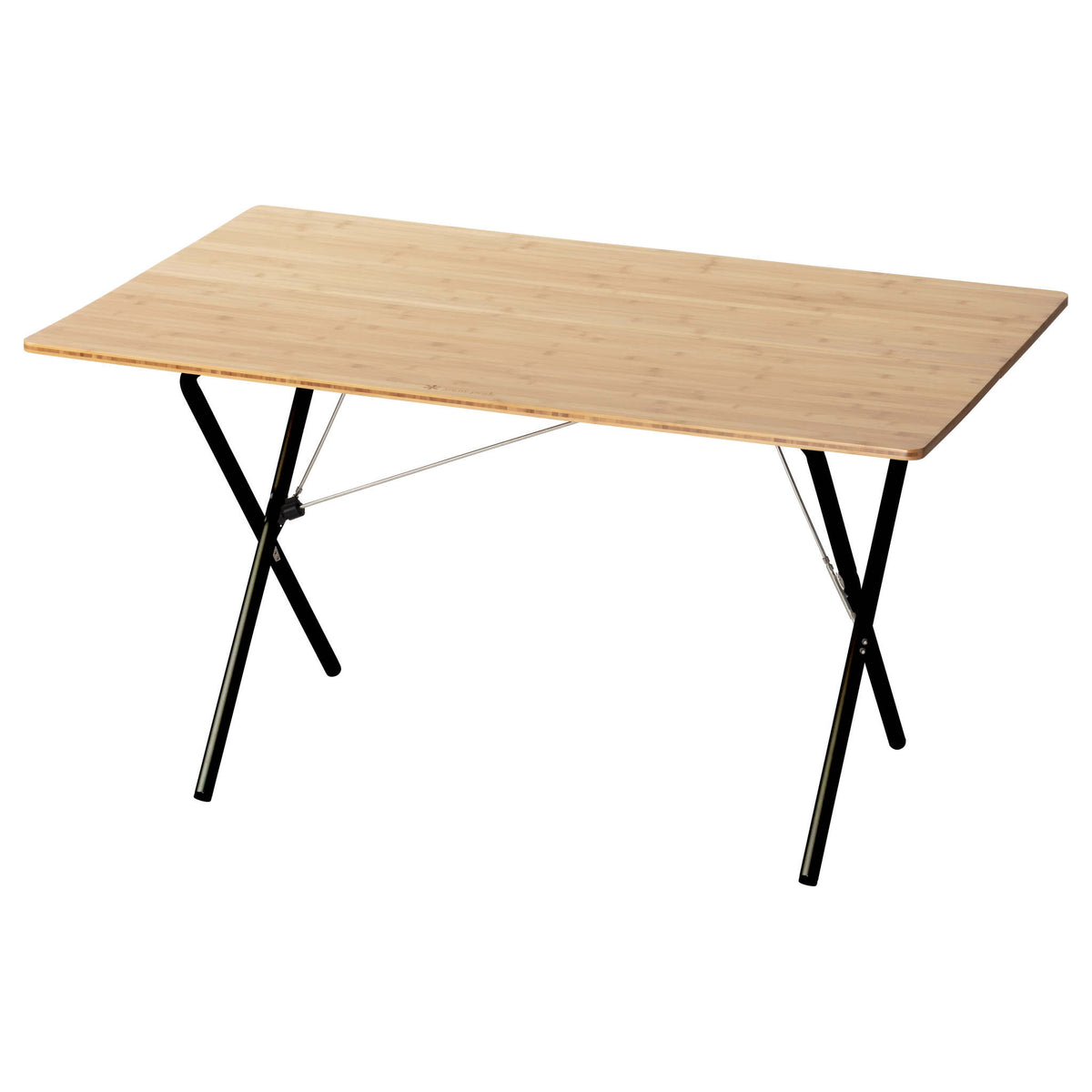 Single Action Table Bamboo Light Snow Peak Outdoor Tables