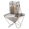 TAKIBI Hearth Starter Set Snow Peak SET-060EK Firepits One Size / Silver