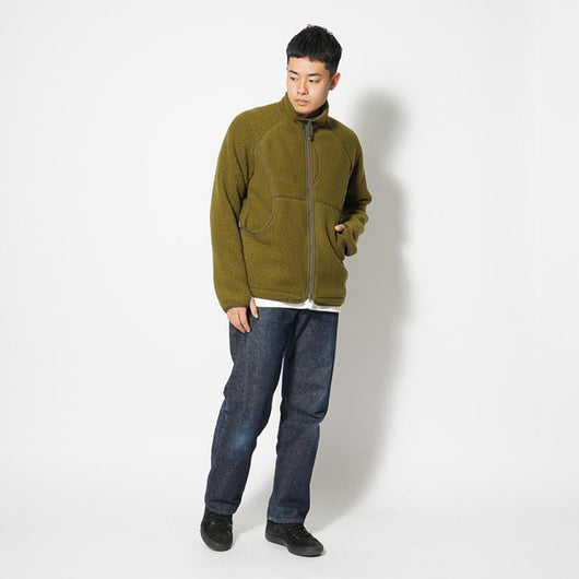 Norse Store  Shipping Worldwide - Snow Peak Thermal Boa Fleece Jacket -  Olive