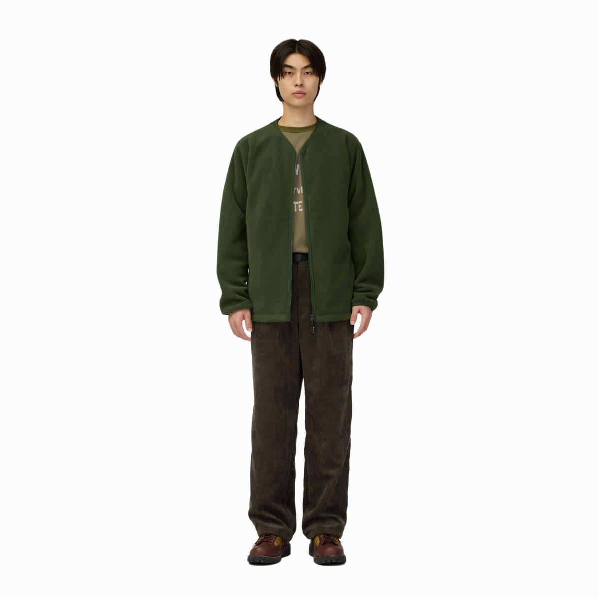 Water-Repellent Fleece Cardigan Snow Peak Unisex Cardigans