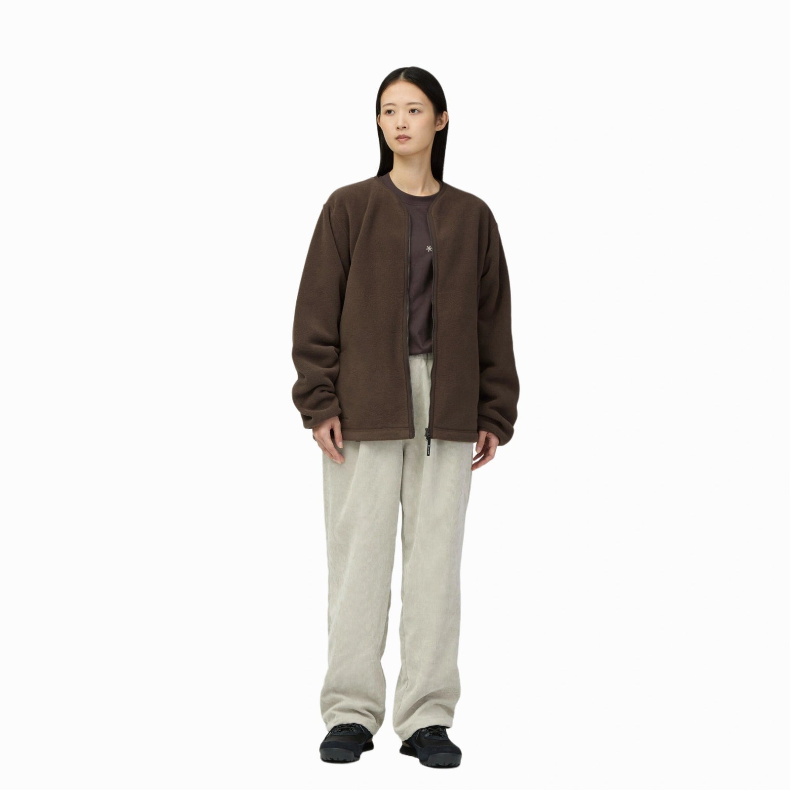 Water-Repellent Fleece Cardigan Snow Peak Unisex Cardigans
