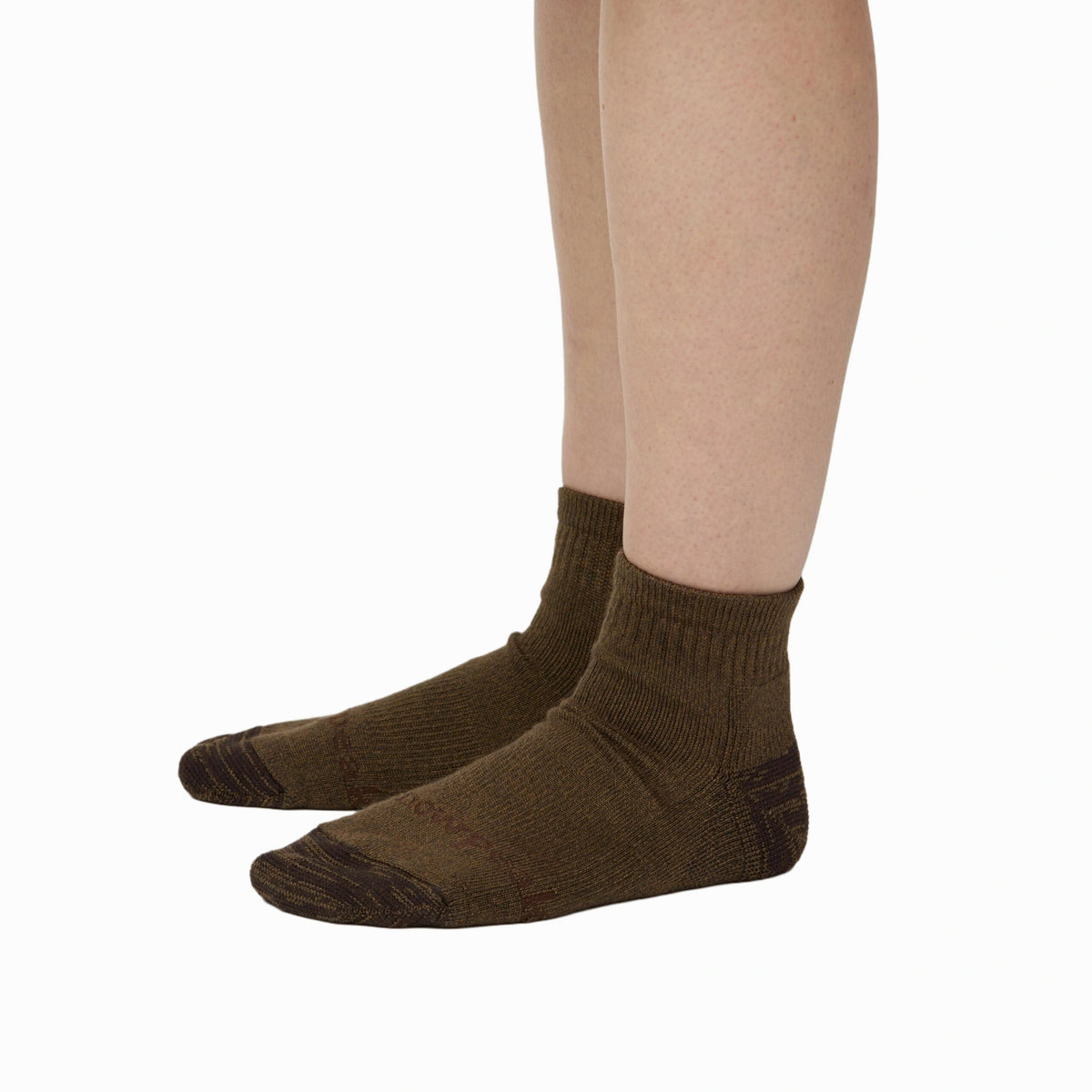 Wool Blend Ankle Socks Snow Peak 100261SO0203032 Unisex Socks M / Brown