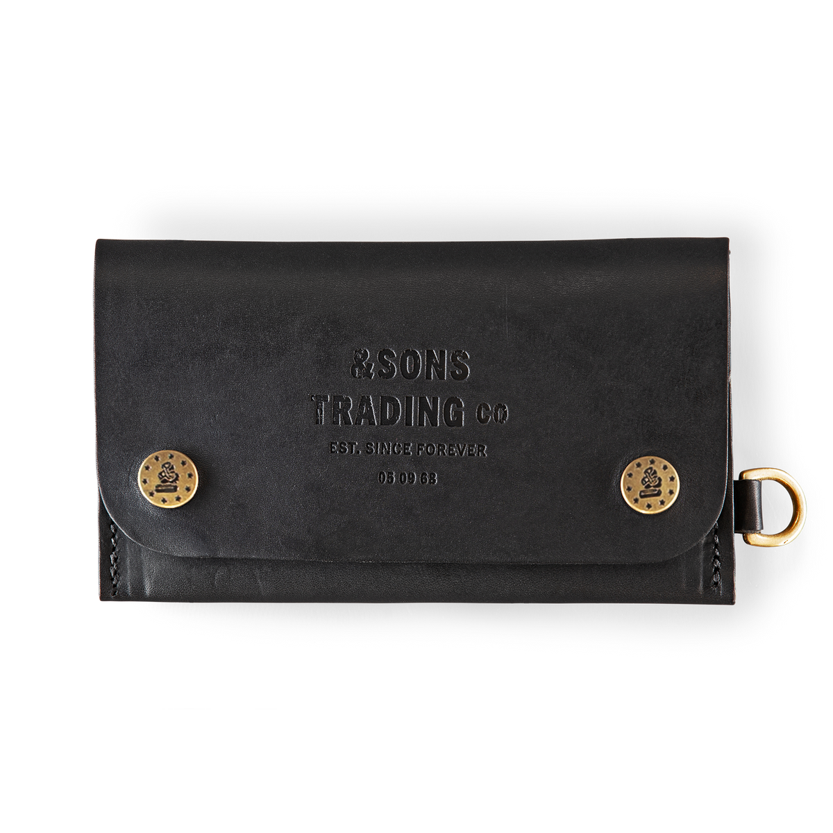 Leather Wallet &amp;SONS LW-Black Wallets One Size / Black