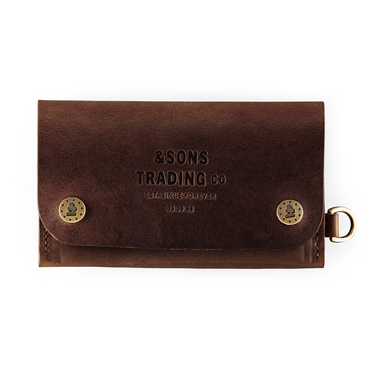 Leather Wallet &amp;SONS LW-Brown Wallets One Size / Brown