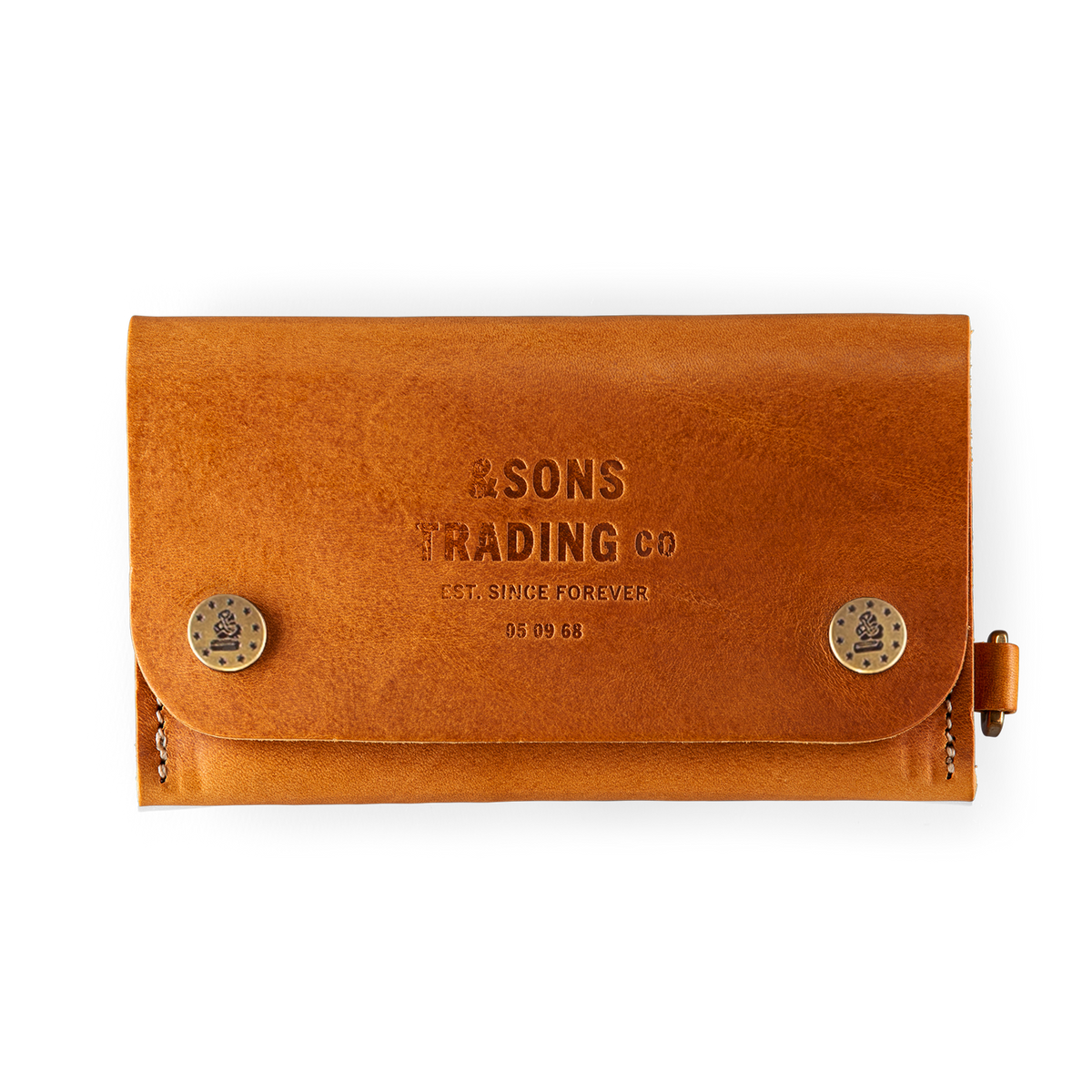Leather Wallet &amp;SONS LW-Tan Wallets One Size / Tan