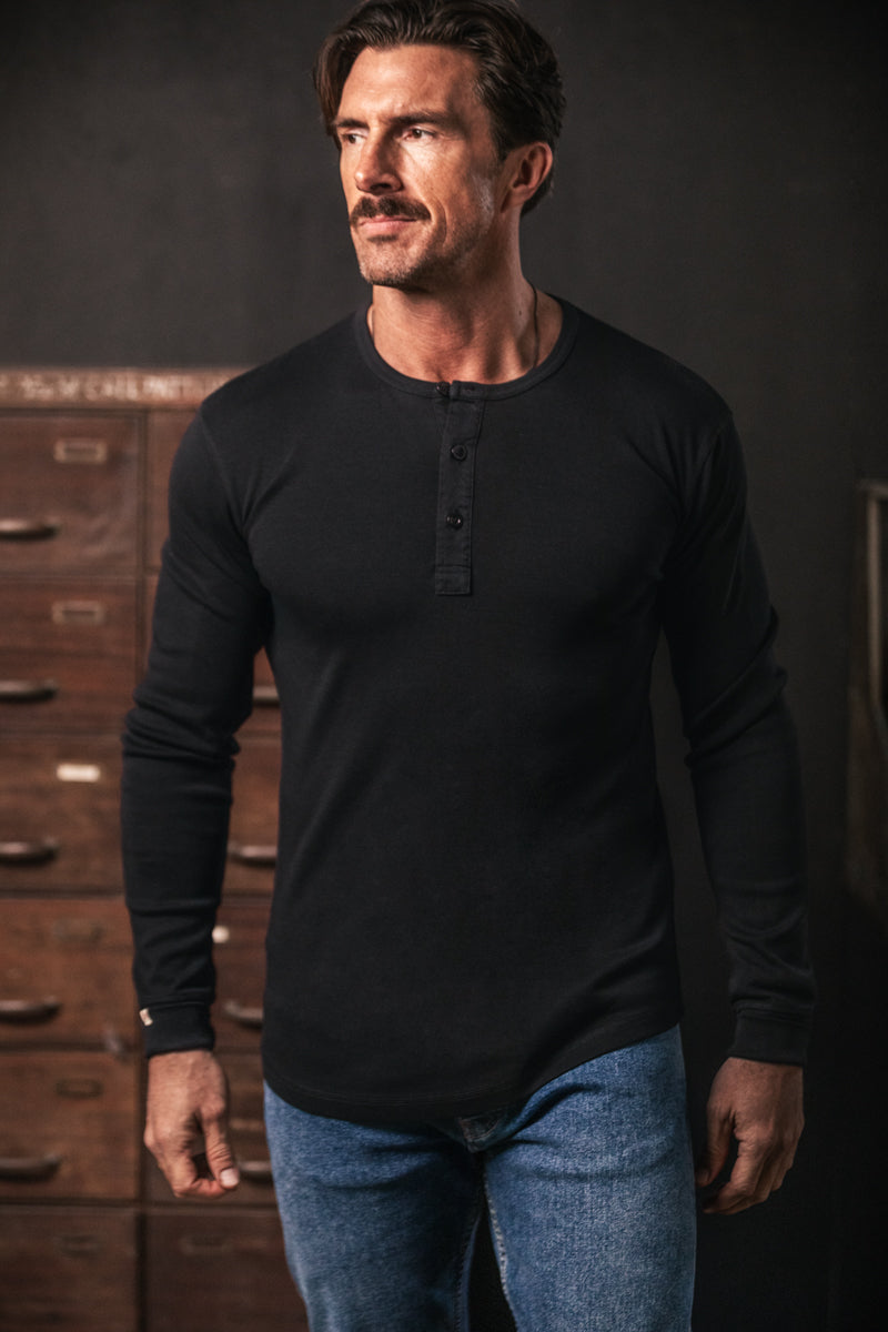 New Elder Henley Shirt &SONS Men's Henleys