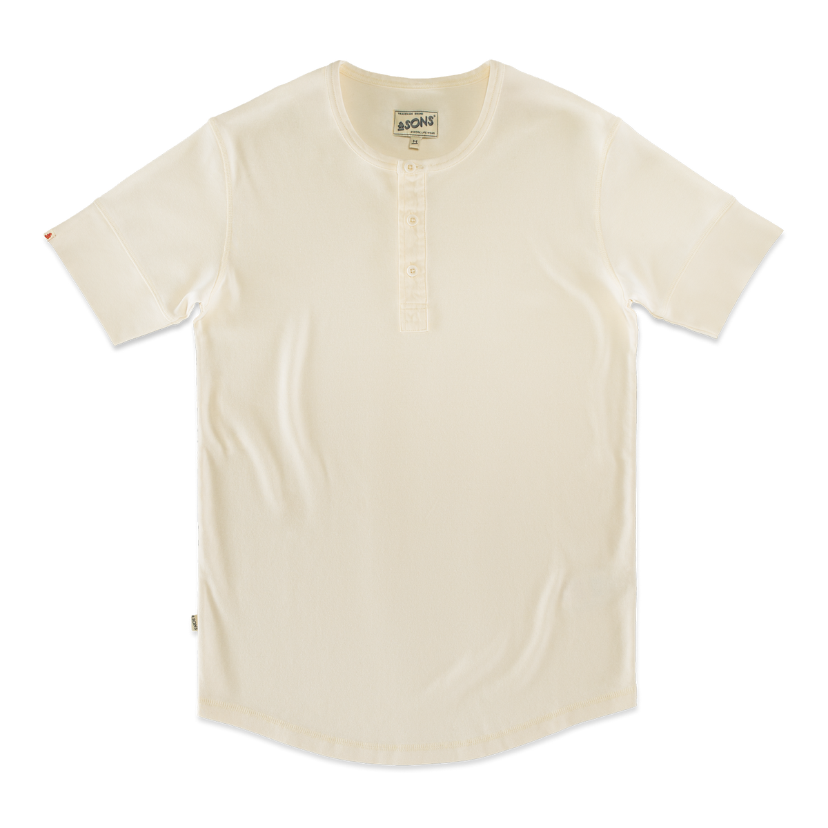 New Elder Henley Short Sleeve Shirt &amp;SONS Men's Henleys