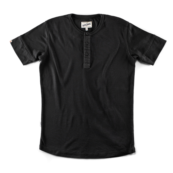 New Elder Henley Short Sleeve Shirt &SONS Men's Henleys