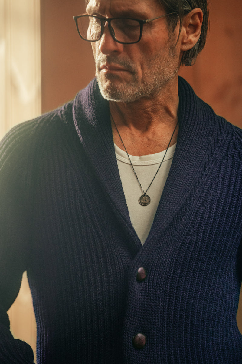 Pioneer British Wool Cardigan &SONS Men's Knitted Cardigans