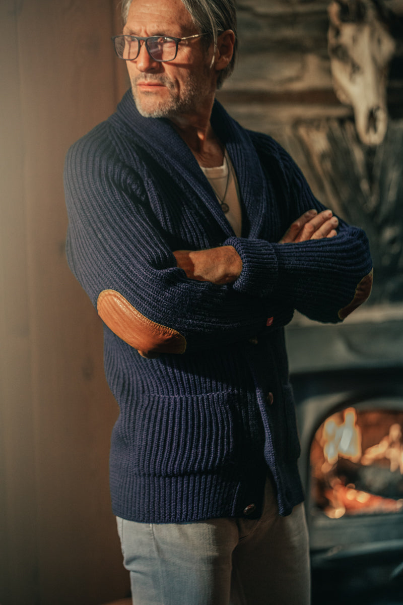 Pioneer British Wool Cardigan &SONS Men's Knitted Cardigans