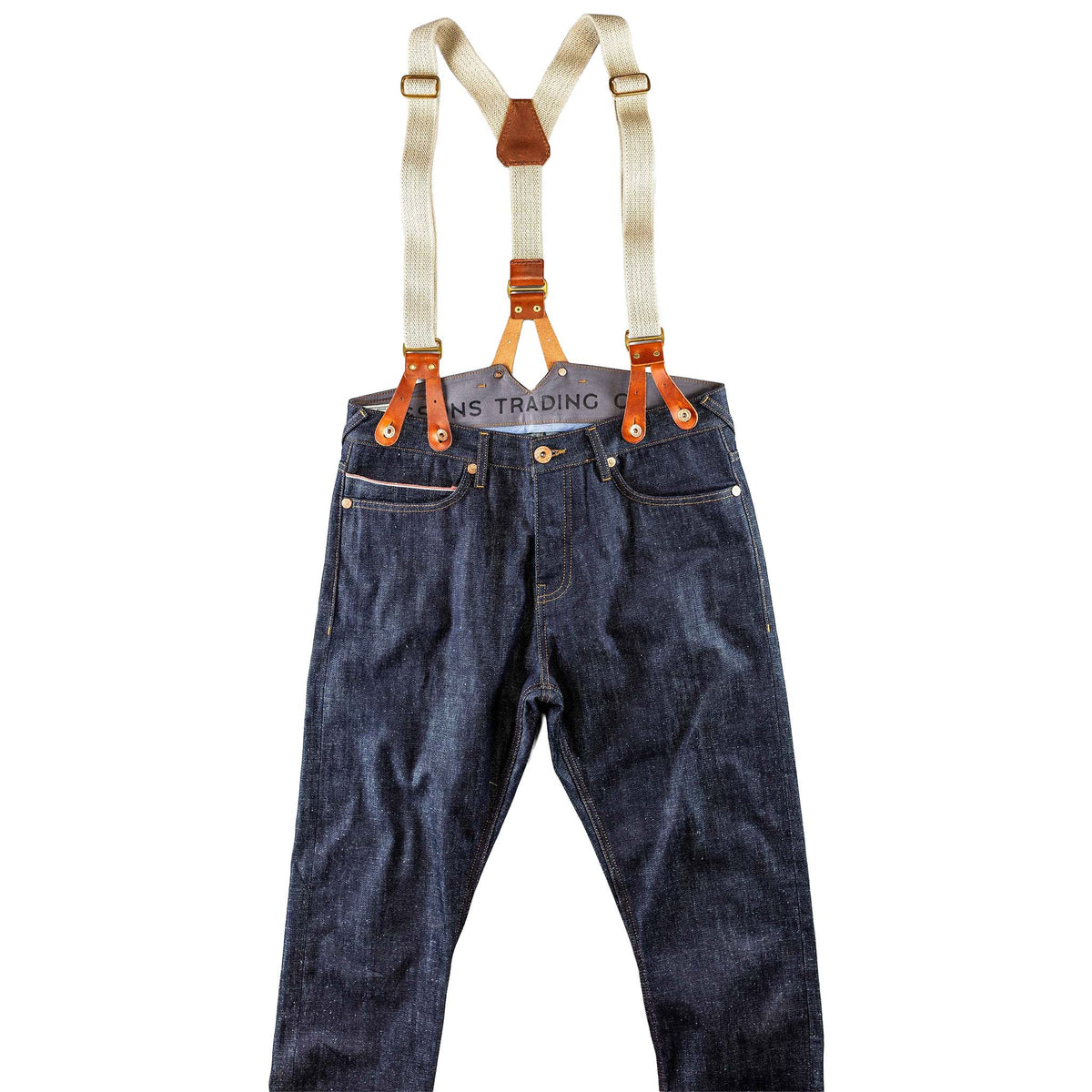 The New Frontier 14oz Selvedge Anti-bac Raw Denim Jeans &amp;SONS Men's Jeans