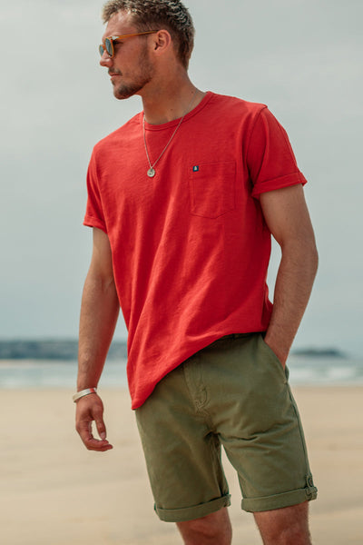 Virgil Chino Short &SONS VIRGILSG-30 Men's Shorts 30 inch / Army Green