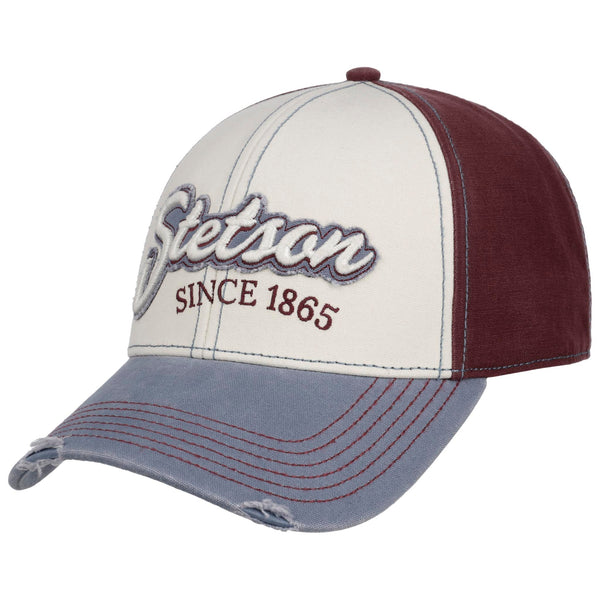 Baseball Cap | Vintage Distressed Stetson 7721143-28-OS Caps & Hats One Size / White/Blue
