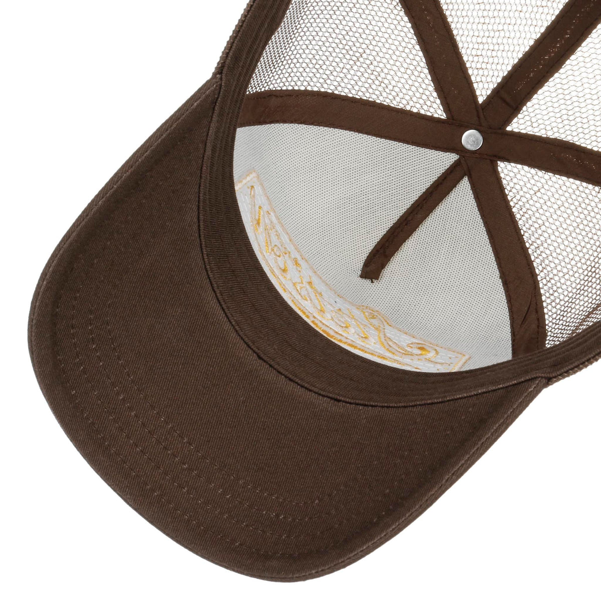 Trucker Cap | American Heritage Stetson 7751103-67-OS Caps & Hats One Size / Brown/White