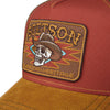 Trucker Cap | Skull Stetson 7741106-68-OS Caps & Hats One Size / Yellow/Red