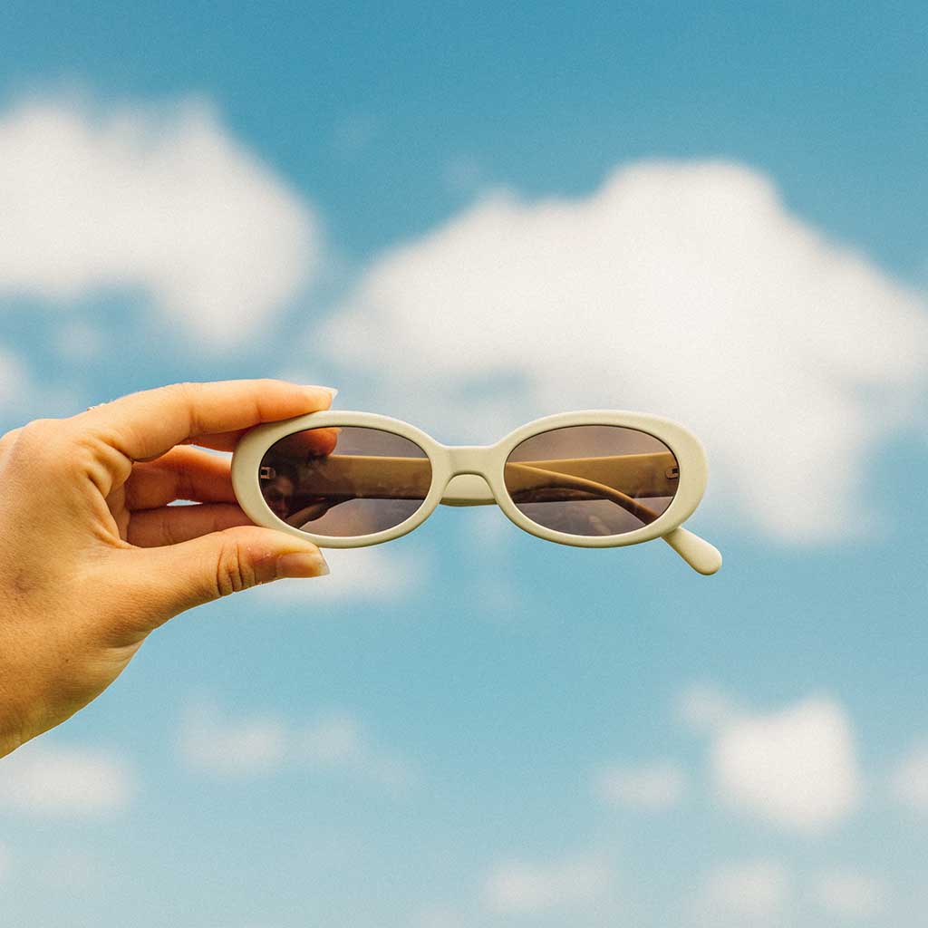 Bianca Sunski SUN-BI-IAM Sunglasses One Size / Ivory Amber
