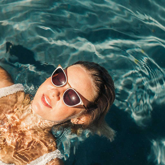 Sunski | Catalina | Sustainable Sunglasses | Ivory Amber  display picture 3