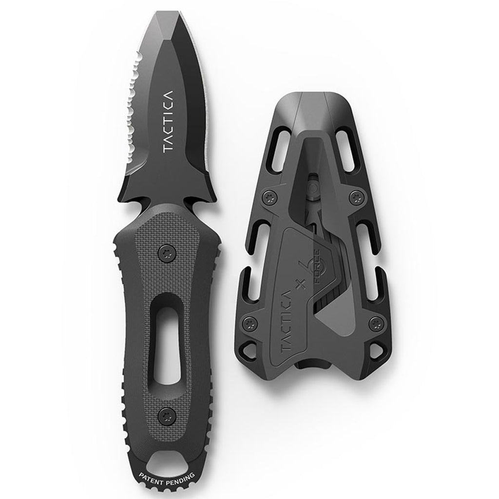 K.220 Search &amp; Rescue Knife | Compact TACTICA TCK0220CB-BLKBLK Knives One Size / Black - Blunt