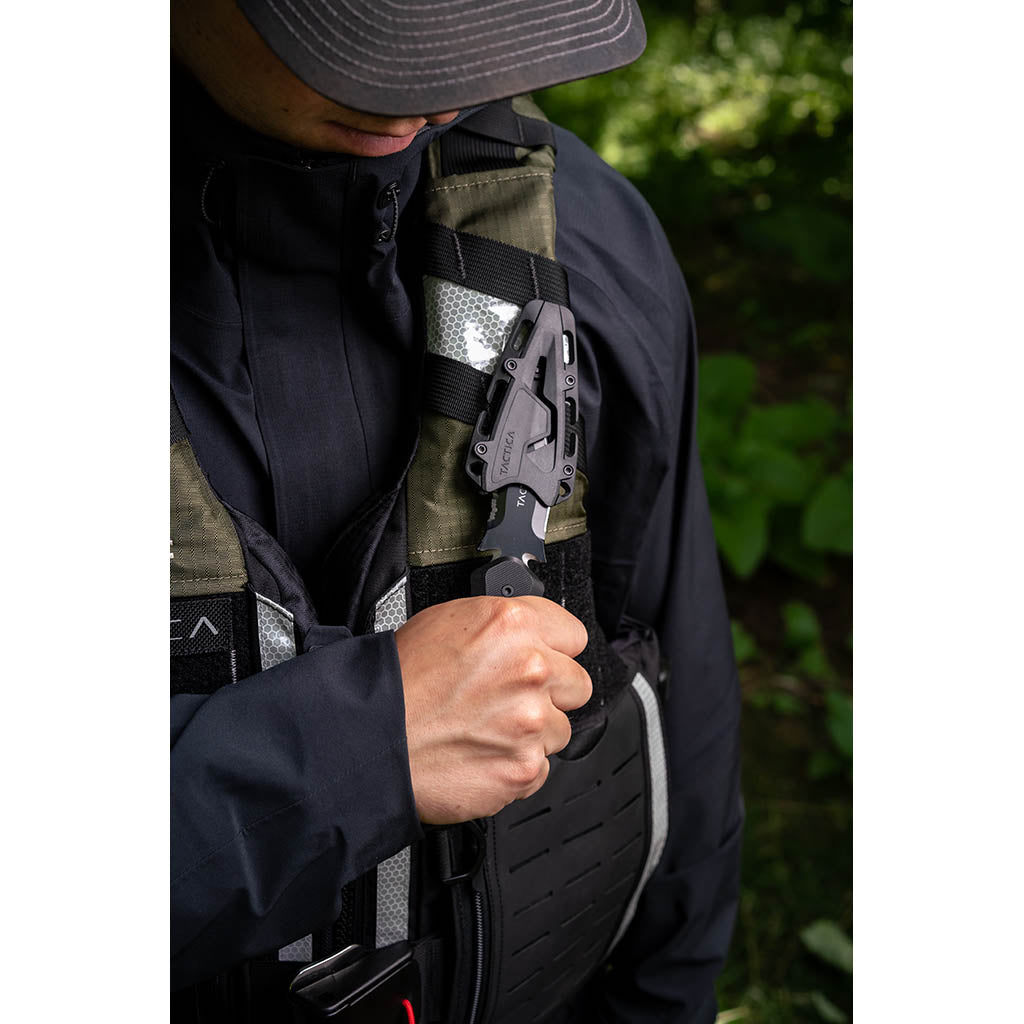 K.220 Search & Rescue Knife | Compact TACTICA TCK0220CB-BLKBLK Knives One Size / Black - Blunt