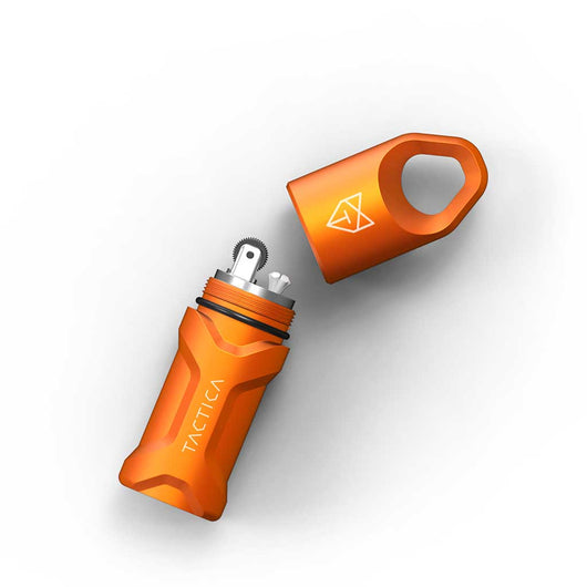 TACTICA X.100 Survival Lighter Outdoor Lighter Silver WildBounds