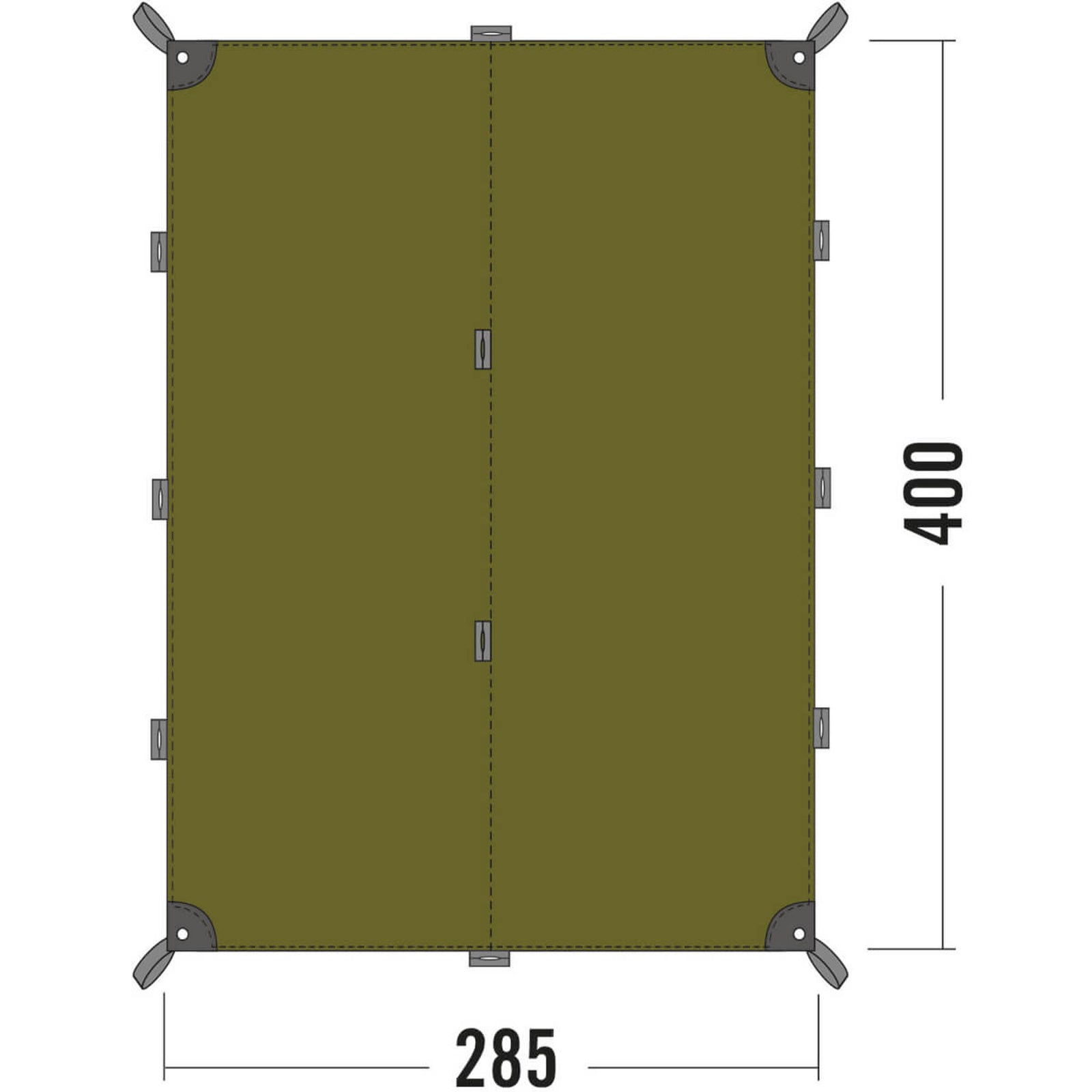 Tarp 4 Tatonka tatonka-2493.333 Tarps One Size / Light Olive