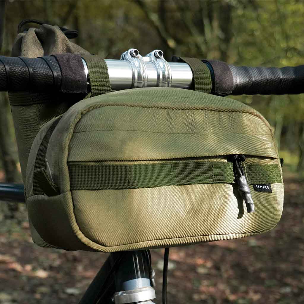 Bar Bag Temple Cycles TS-BAR-OLI Bike Bags 2L / Olive Green