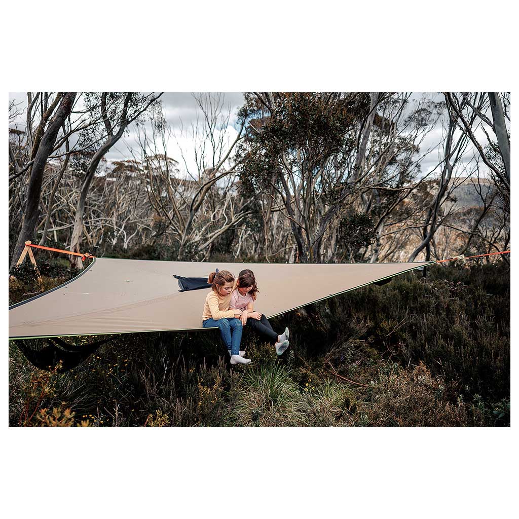 Safari Trillium XL Hammock | 6 Person Tentsile THMXL3 Hammocks 6 Person / Beige/Brown