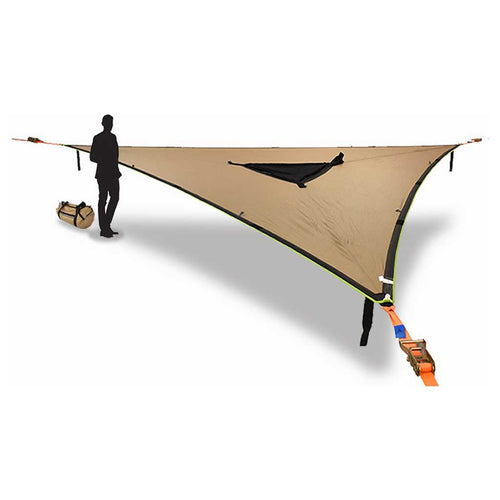 Safari Trillium XL Hammock | 6 Person Tentsile THMXL3 Hammocks 6 Person / Beige/Brown