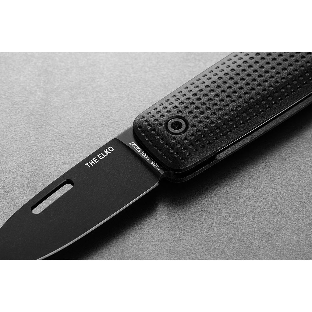 The Elko The James Brand KN132263-00 Pocket Knives One Size / Black/Fire