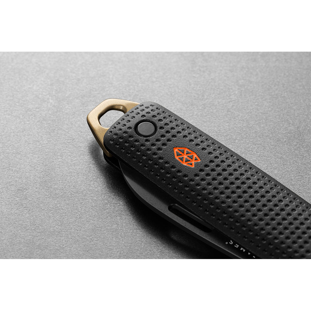 The Elko The James Brand KN132263-00 Pocket Knives One Size / Black/Fire