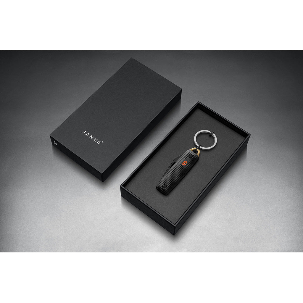 The Elko The James Brand KN132263-00 Pocket Knives One Size / Black/Fire